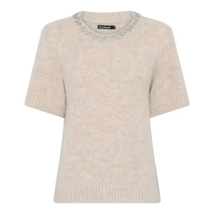 Kortärmad stickad jumper Smile 2 – Soulmate