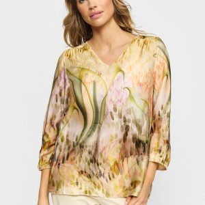 Mönstrad blus Smia – 2-biz