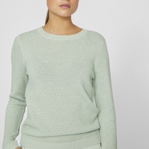 Strukturstickad tröja