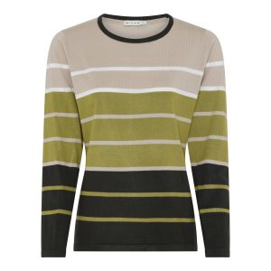 Randig stickad tröja – Micha