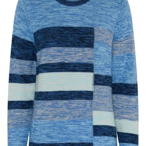 Stickad tröja med mönster – Micha