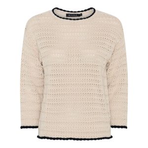 Stickad bomullsjumper – Micha