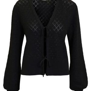 Mönsterstickad cardigan – Jensen