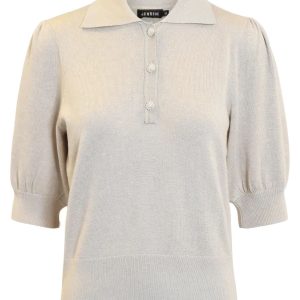 Kortärmad stickad tröja – HELGERBJUDANDE 50%