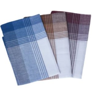 Näsdukar 6-p kulört