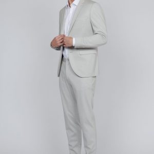 Matinique George Jersey Blazer Ghost Gray