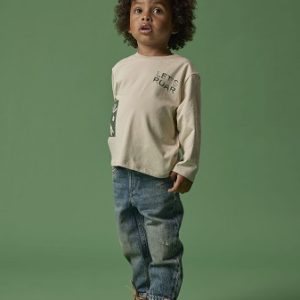 Långärmad topp med DINO-tryck