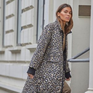 Isay Diddi Printed Coat – Leo