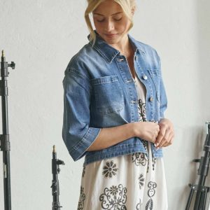 Isay Carpi Denim Jacket – Basic Denim Wash