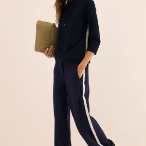 Sweatshirt med 3/4 ärm – Cecil