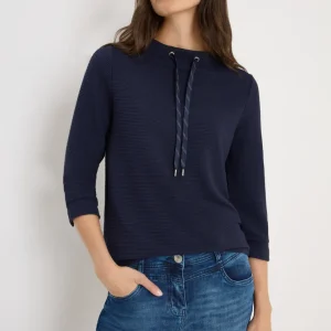 Tröja med 3/4-långärm – Cecil