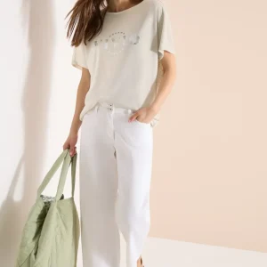 T-shirt med tryck – Cecil