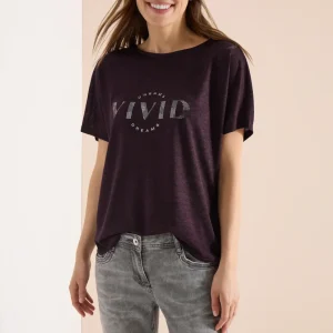 T-shirt med tryck – Cecil