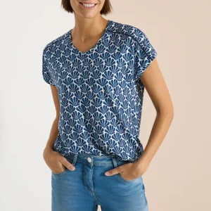 Mönstrad t-shirt – Cecil