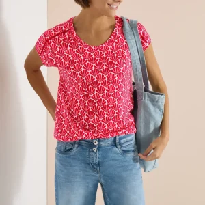 Mönstrad t-shirt – Cecil