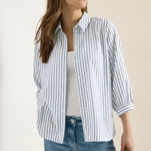 Randig skjorta 3/4-ärm – Cecil