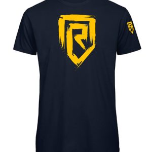 Rekyl R – Fältmålad Gul – Navy Tee