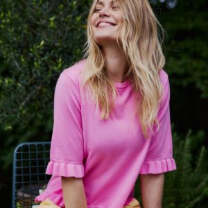 Finstickad jumper FQKATIE – FREE/QUENT