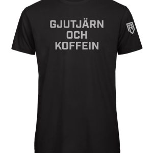 Gjutjärn och Koffein Black Mk2 – Black Tee