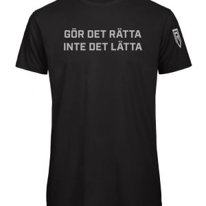 Gör det rätta – Svart Tee