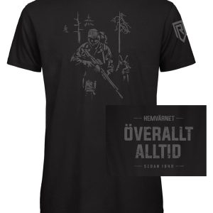REKYL X HEMVÄRNET – Officiella T-shirt Soldat Svart