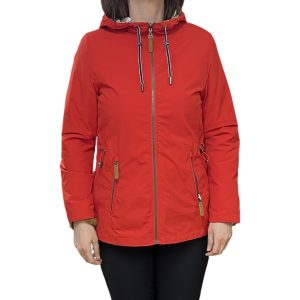 Frandsen jacka som är vändbar Röd