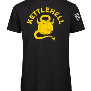 Kettlehell Yellow – Black Tee