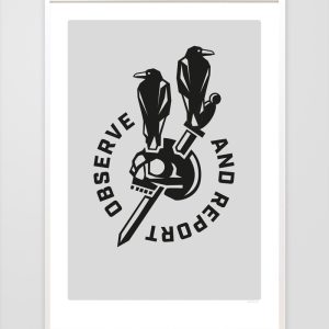 KORPARNA Mk3 Scull Svart – Print