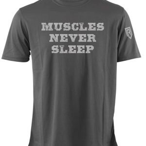 Muscles never sleeps FYS Charcoal