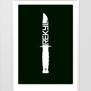 Stridskniven Green – Print