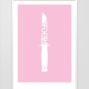 Stridskniven Pink – Print