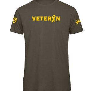Gula Bandets Officiella Veteran T-shirt Grön Unisex