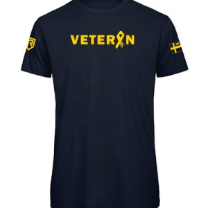 Gula Bandets Officiella Veteran T-shirt Navy Unisex