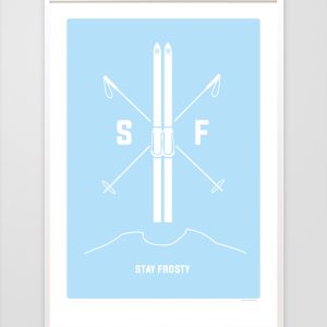 Stay Frosty Blue Mk2 – Print