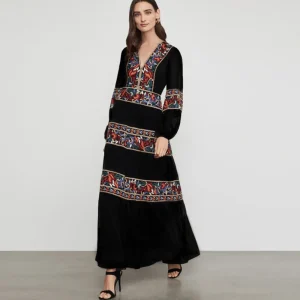 Boho klänning svart