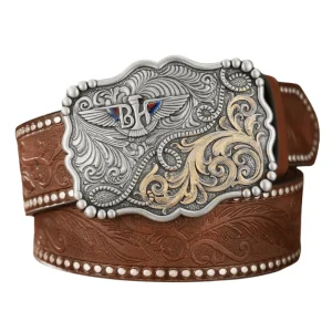 Cowboybälte präglad gravyr