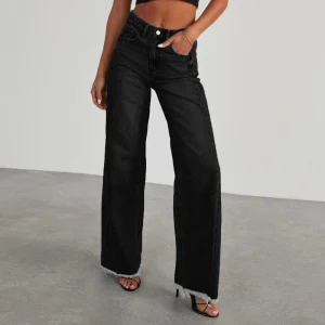 Cropped jeans dam