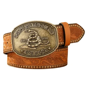 Don't Tread On Me cowboybälte med ormmotiv