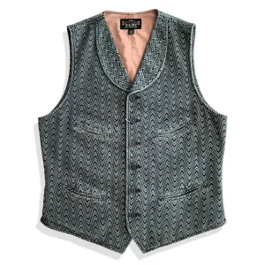 Fiskbensmönstrad väst