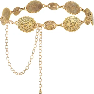 Kedjebälte i cowgirlstil metallconchos