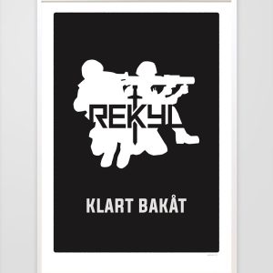 Skott kommer Black – Print