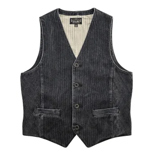 Mörkgrå väst herr