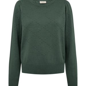 Bomullsjumper med puffärm – FQDODO