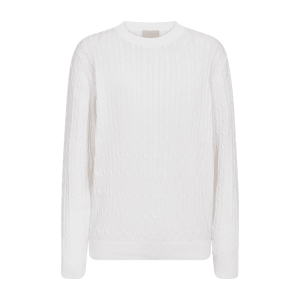 Kabelstickad bomullströja – FQDODO FREE/QUENT