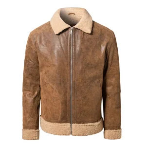 Shearling jacka man