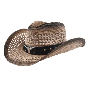 Strå Cowboyhatt Ventilerad