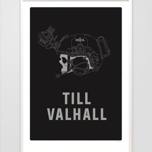 Till Valhalla Green – Print