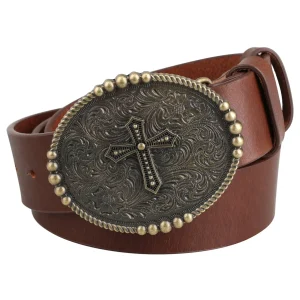 Westernkohudsbälte med antikt korsspänne